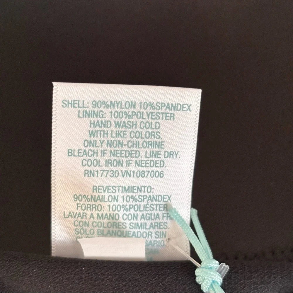 KONA SOL Twist Ruched Bandeau Bikini Top Sz L NWT - Picture 8 of 10